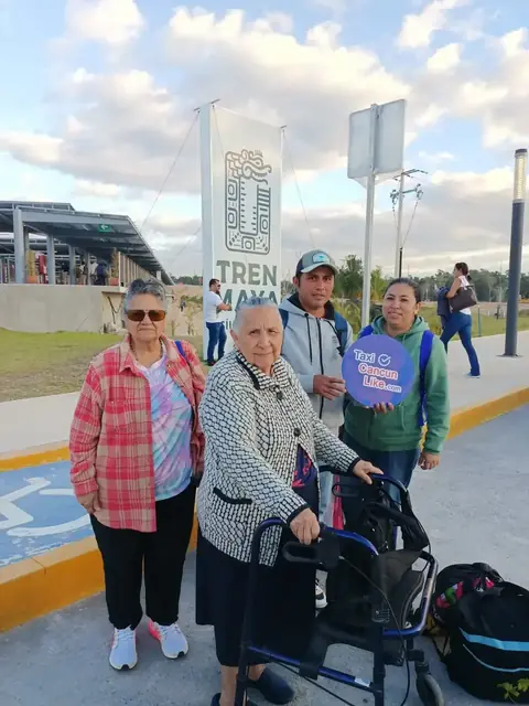 taxi cancun a tren maya transporte turistico